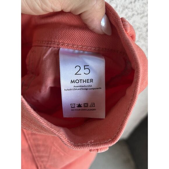 Mother The Hustler Ankle Fray - Size 25 - Persimmon - Picture 9 of 12